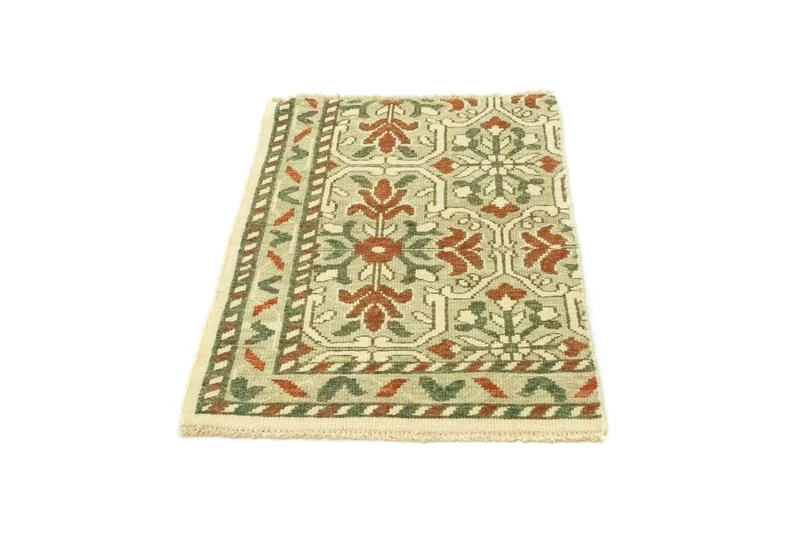 Wollteppich 60x93cm - beige