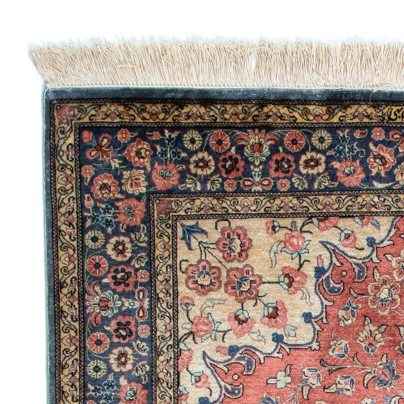 Ghom Teppich 78x121cm - Perserteppich - rost