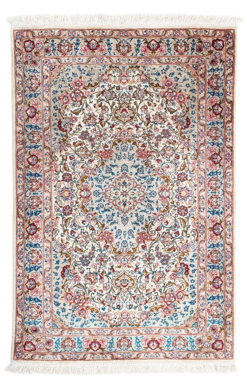 Ghom Teppich 80x120cm - Perserteppich - beige