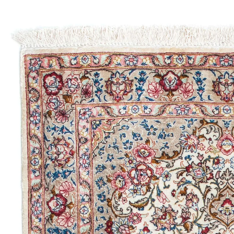 Ghom Teppich 80x120cm - Perserteppich - beige