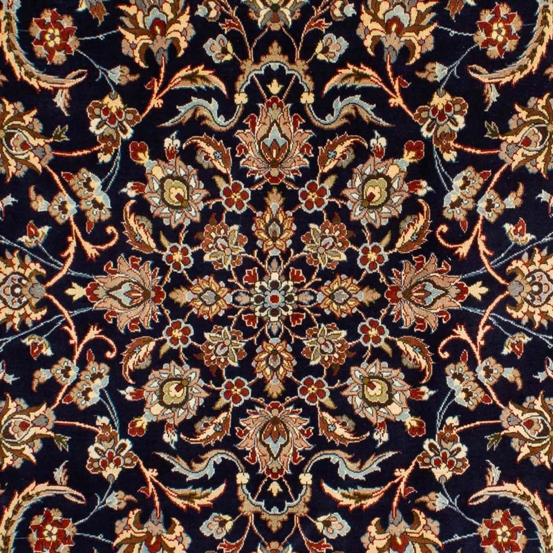 Maschad Teppich 200x300cm - Perserteppich - dunkelblau