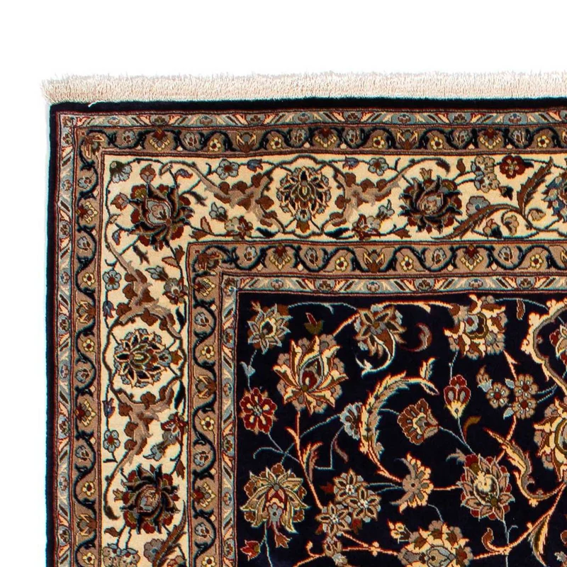Maschad Teppich 200x300cm - Perserteppich - dunkelblau