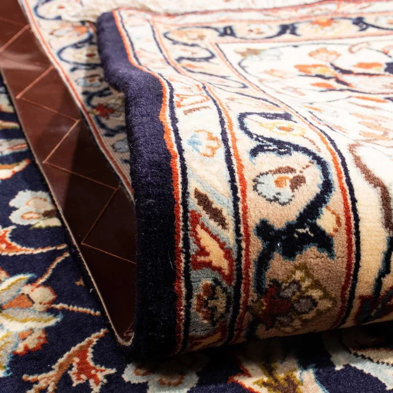 Maschad Teppich 200x300cm - Perserteppich - dunkelblau