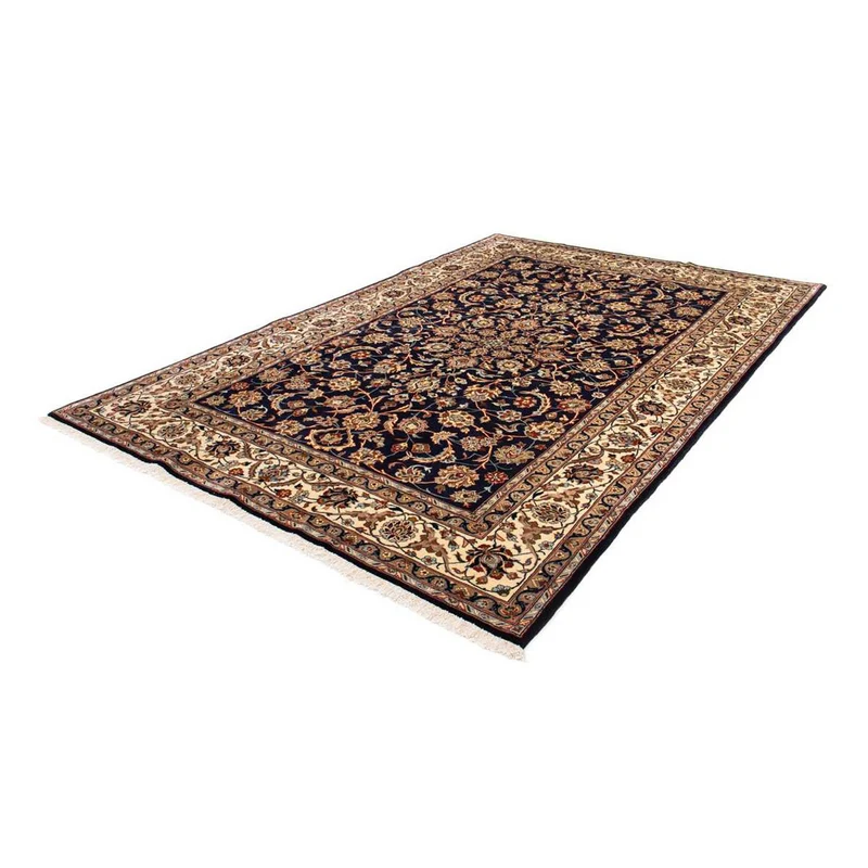 Maschad Teppich 200x300cm - Perserteppich - dunkelblau