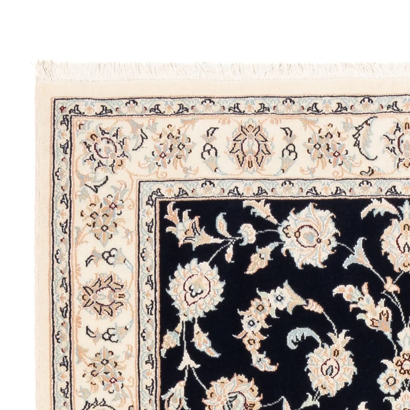 Perserteppich - Nain - Premium - 107 x 152 cm - dunkelblau