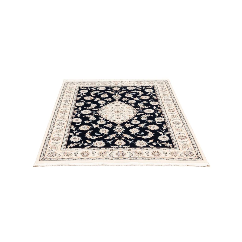 Perserteppich - Nain - Premium - 107 x 152 cm - dunkelblau