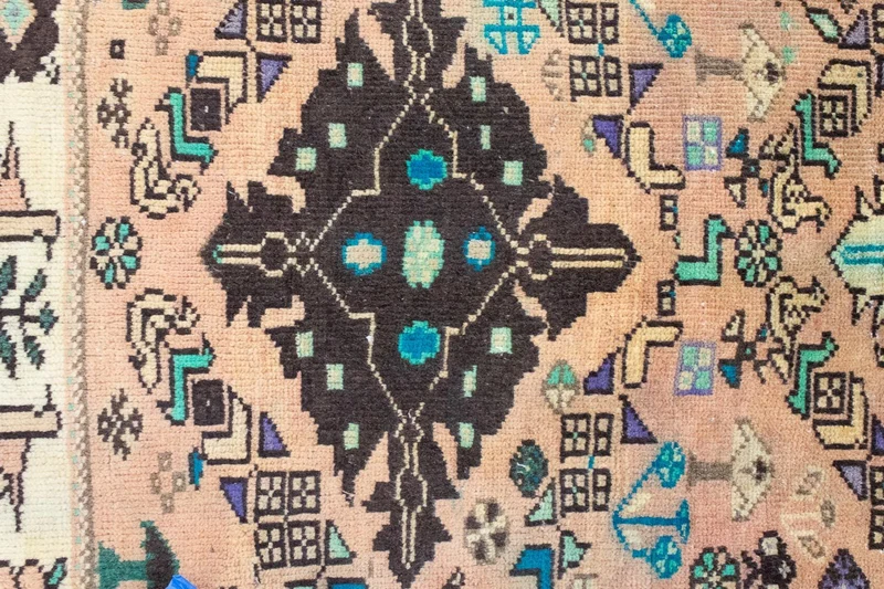 Perserteppich - Nomadic 115 x 160 cm - hellbraun