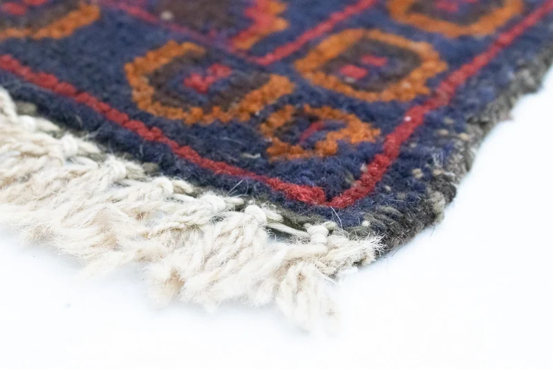 Belutsch Teppich 76x136cm - Orientteppich - blau