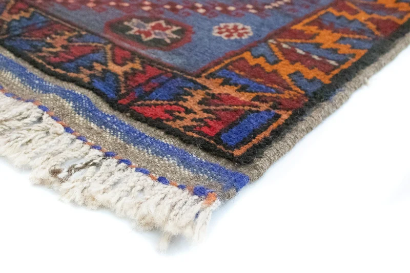 Belutsch Teppich 81x134cm - Orientteppich - blau