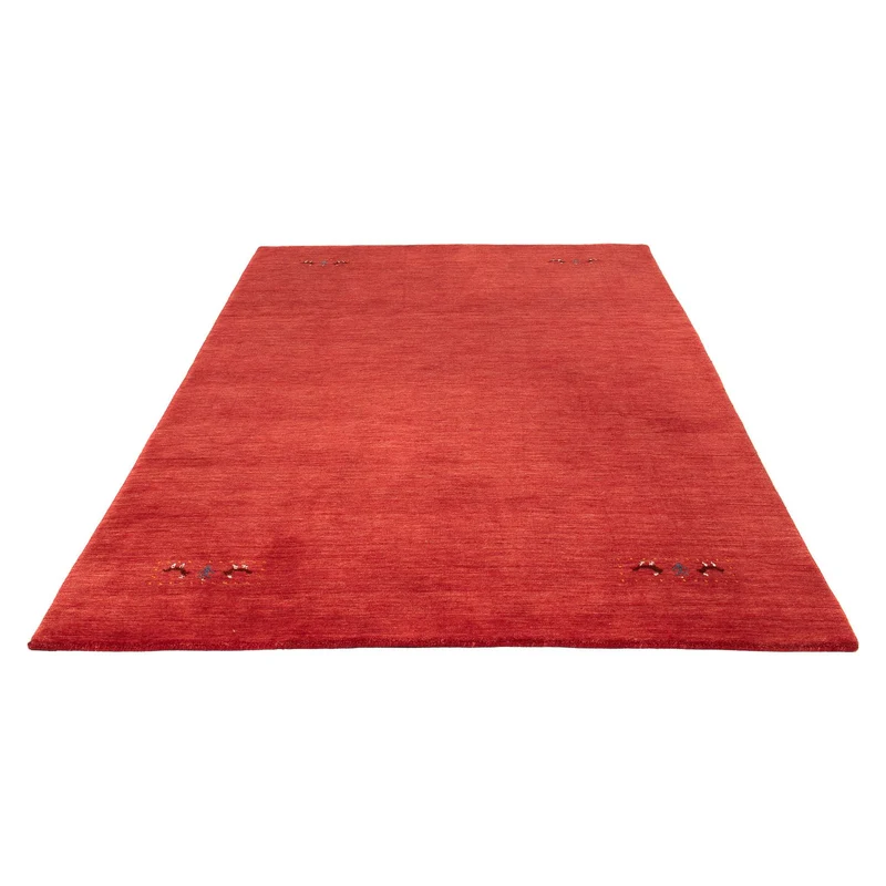 Loribaft Loom Teppich 170x240cm - Wollteppich - dunkelrot