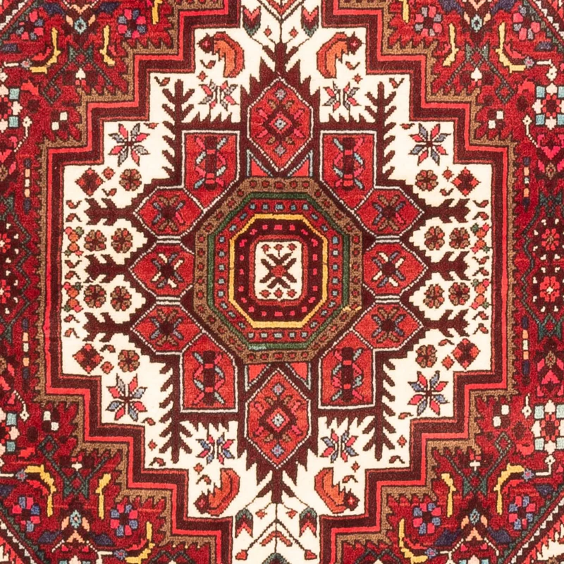 Gholtogh Teppich 100x144cm - Perserteppich - rot