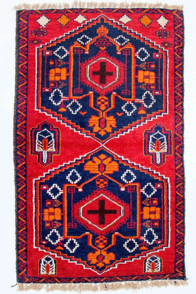 Belutsch Teppich 80x136cm - Orientteppich - mehrfarbig