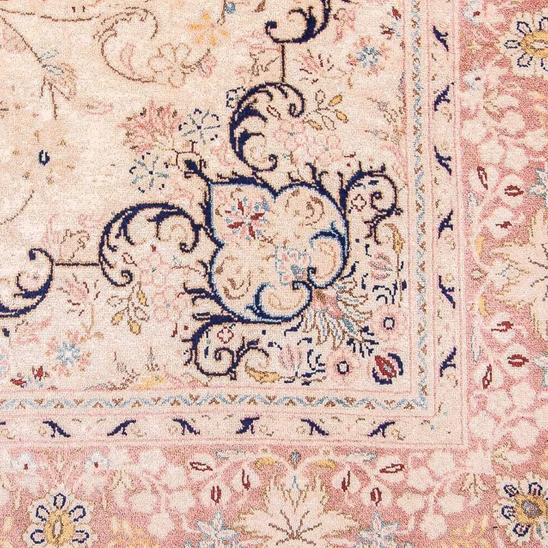 Täbriz - 40 Raj Teppich 199x300cm - Perserteppich - rosa