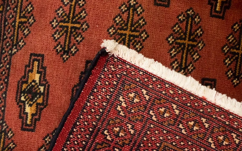 Turkaman Teppich 60x130cm - Orientteppich - rost