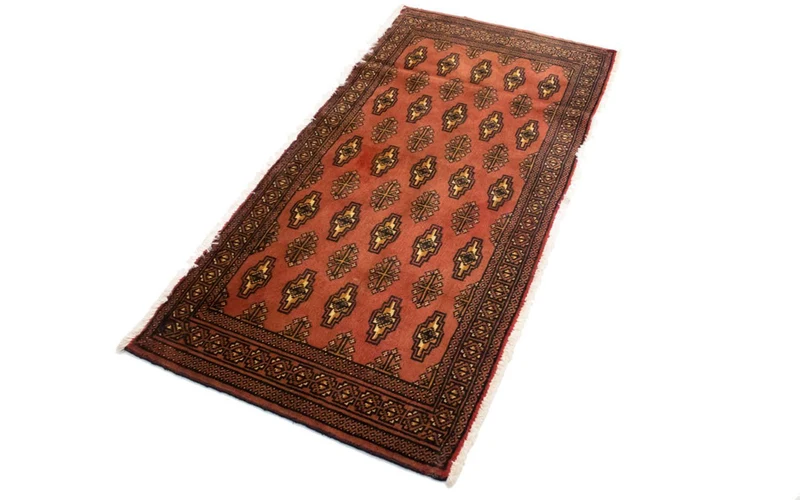 Turkaman Teppich 60x130cm - Orientteppich - rost