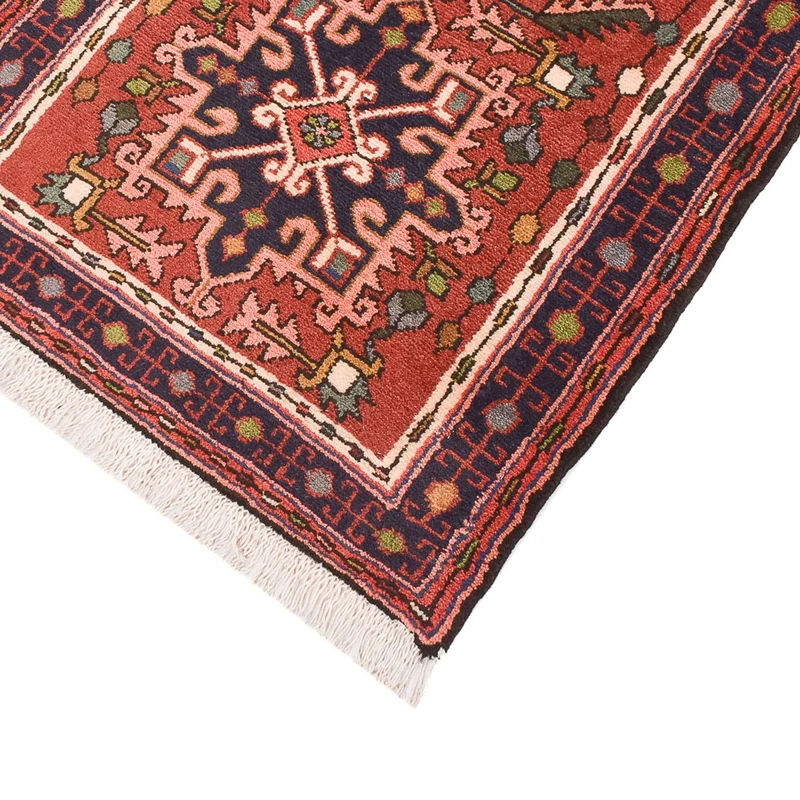 Qaraja Teppich 72x290cm - Perserteppich - hellrot