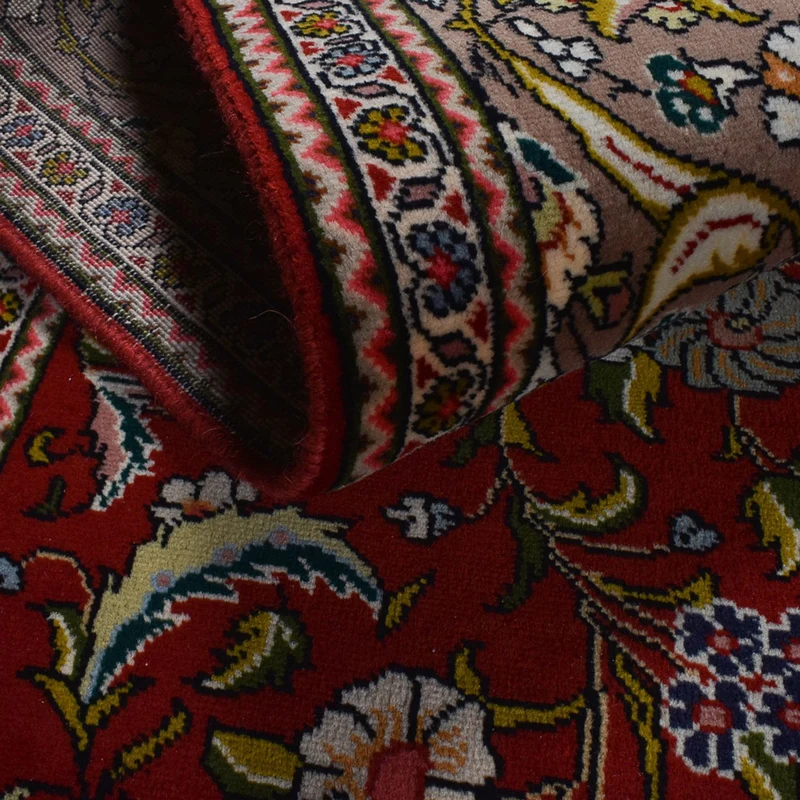 Golpayegan Teppich 198x285cm - Perserteppich - dunkelrot