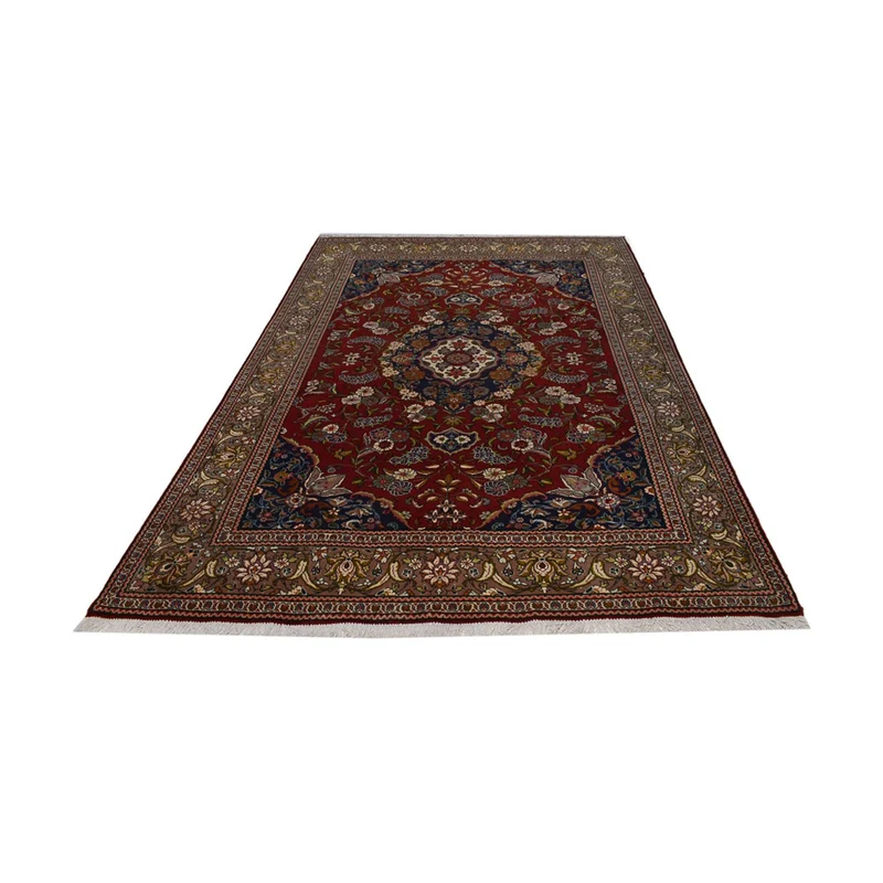 Golpayegan Teppich 198x285cm - Perserteppich - dunkelrot