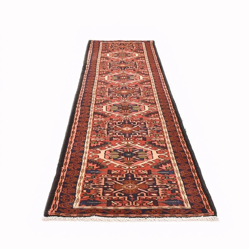 Qaraja Teppich 68x294cm - Perserteppich - hellrot