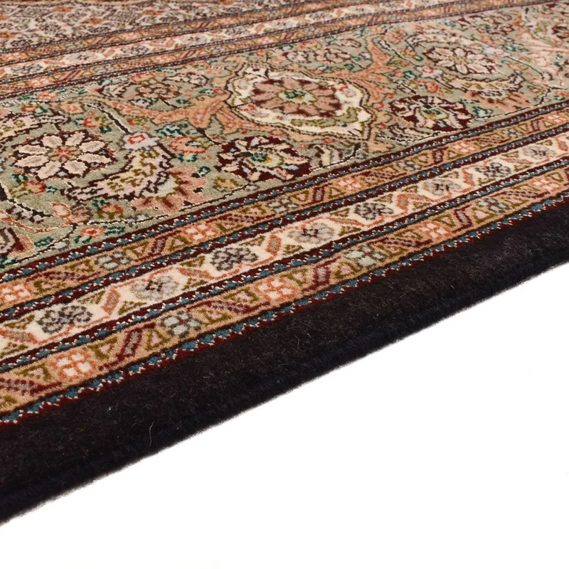 Täbriz - 50 Raj Teppich 202x250cm - Perserteppich - dunkelbraun
