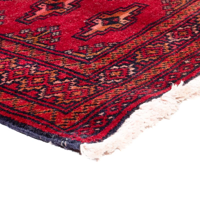 Turkaman Teppich 60x130cm - Orientteppich - rot