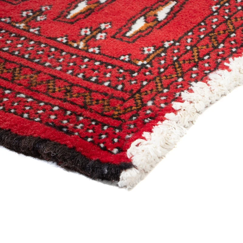 Turkaman Teppich 50x100cm - Orientteppich - rot