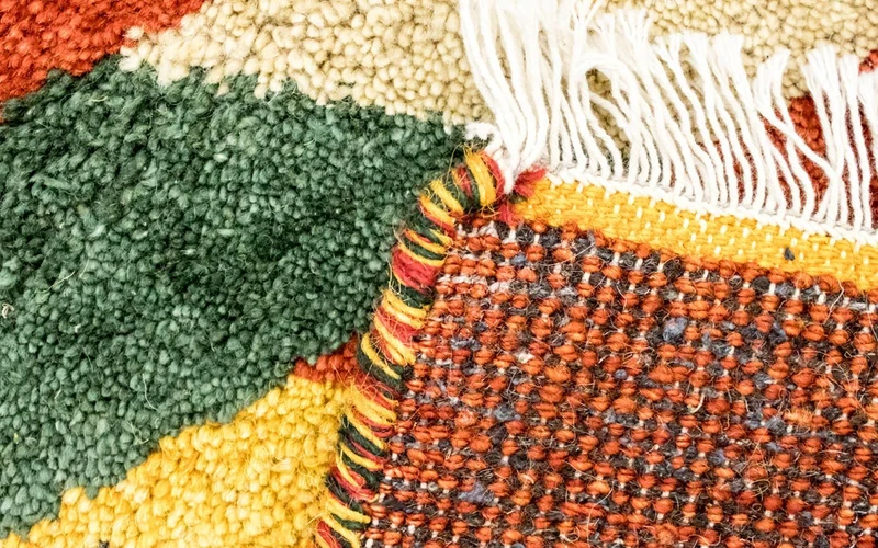 Gabbeh Teppich - Indus 60 x 90 cm - bunt