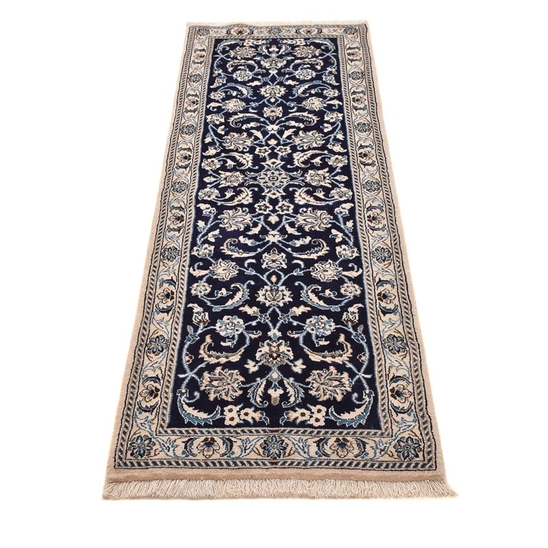 Nain - 9La Teppich 61x197cm - Perserteppich - dunkelblau