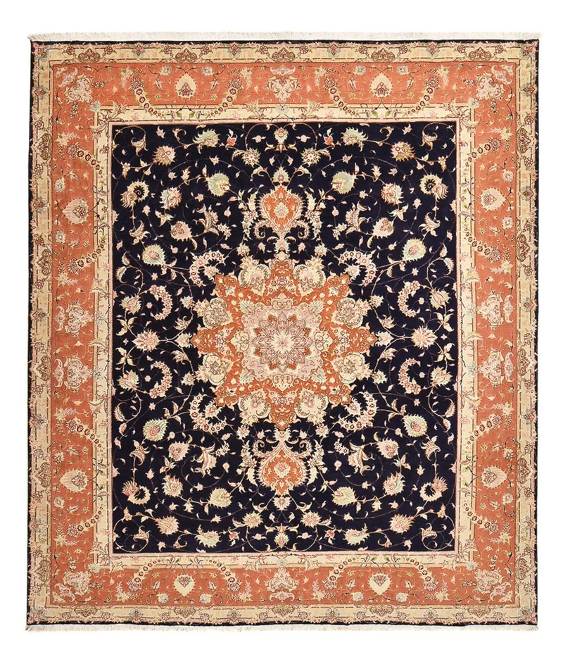 Moud Teppich 250x287cm - Perserteppich - dunkelblau