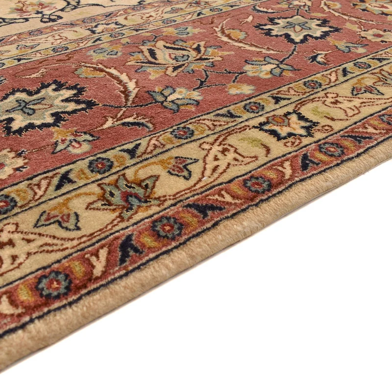 Täbriz - 50 Raj Teppich 250x358cm - Perserteppich - hellbeige