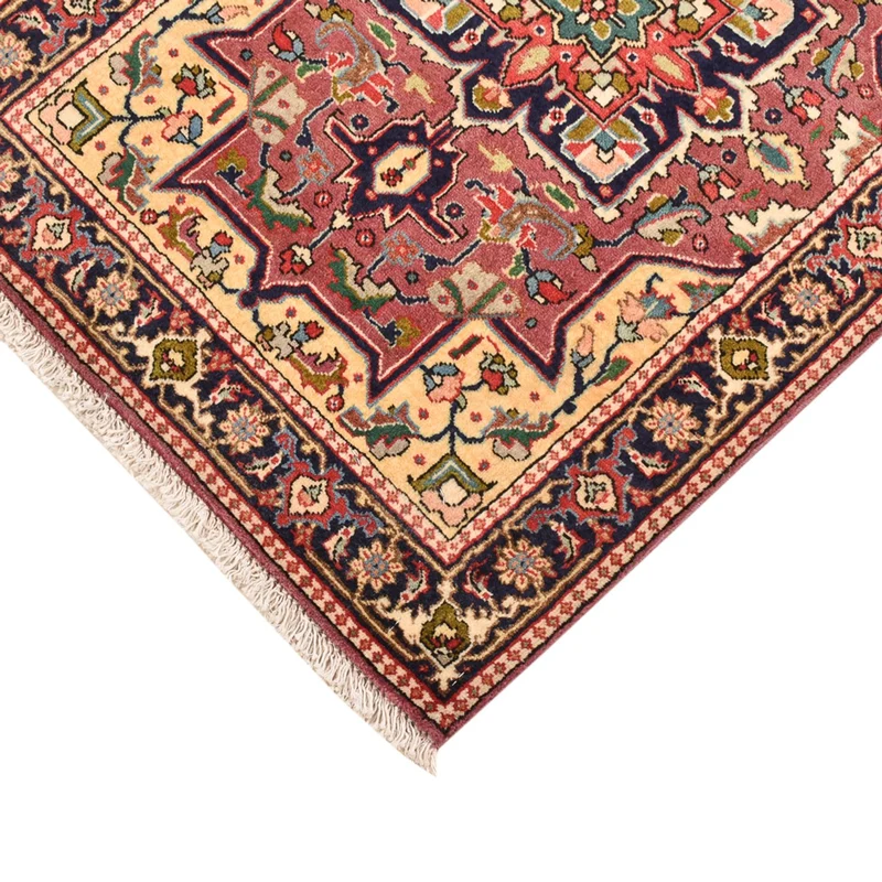 Täbriz - 50 Raj Teppich 60x82cm - Perserteppich - hellrot