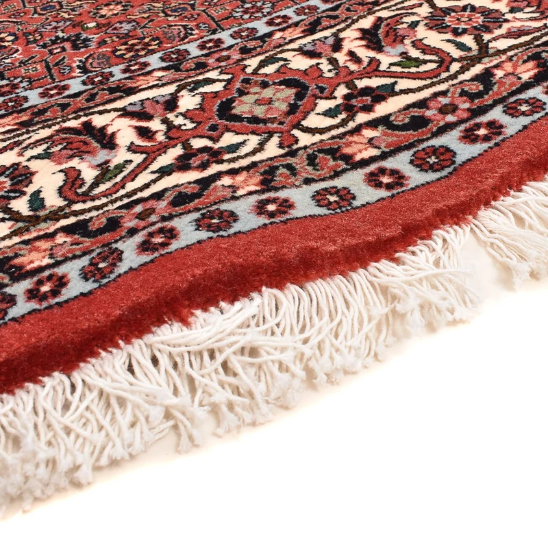 Bidjar - Zanjan Teppich 155x155cm - Perserteppich - hellrot