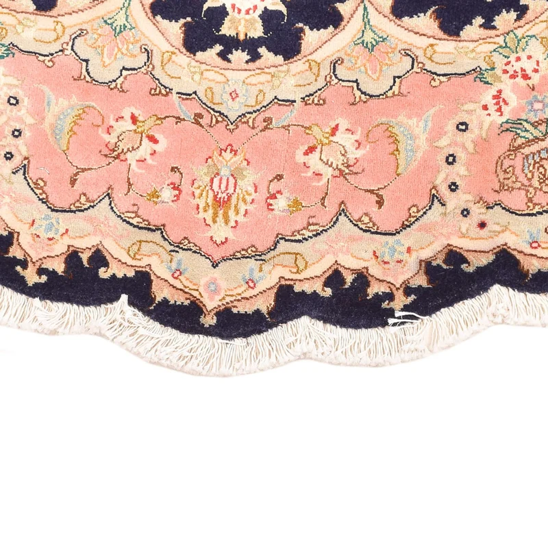 Täbriz - 60 Raj Teppich 150x150cm - Perserteppich - mehrfarbig