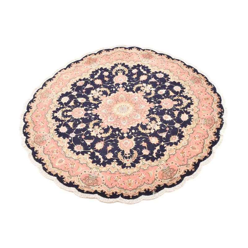 Täbriz - 60 Raj Teppich 150x150cm - Perserteppich - mehrfarbig