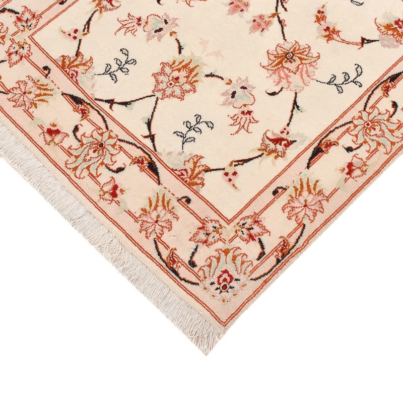 Täbriz - 50 Raj Teppich 77x262cm - Perserteppich - beige