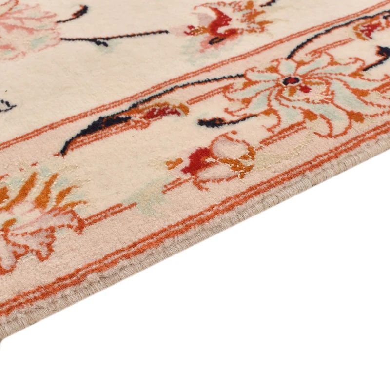 Täbriz - 50 Raj Teppich 77x262cm - Perserteppich - beige
