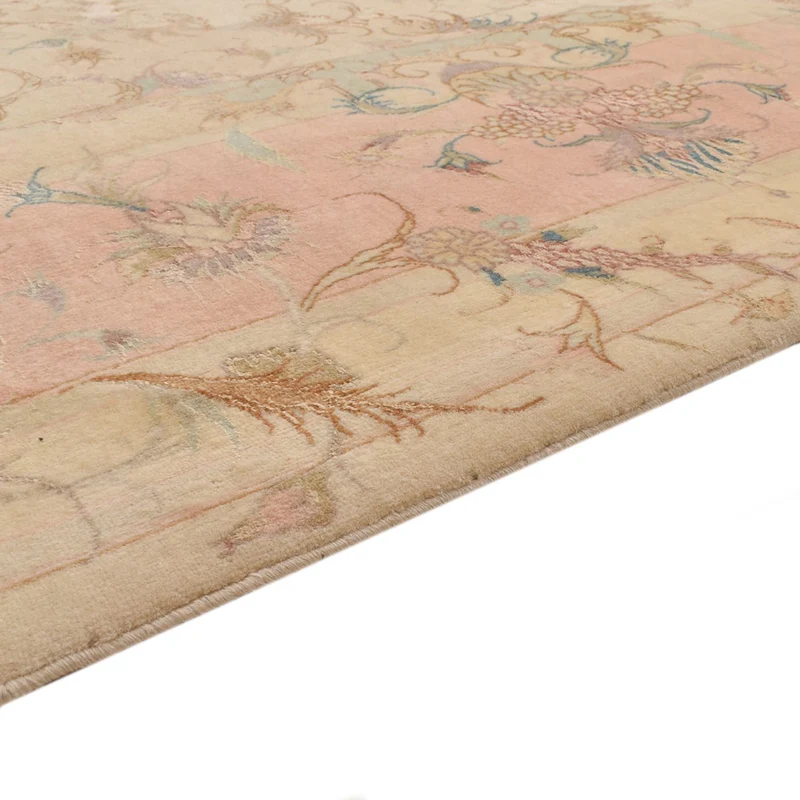 Täbriz - 50 Raj Teppich 242x248cm - Perserteppich - hellbeige