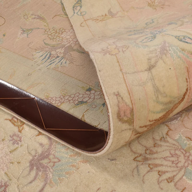 Täbriz - 50 Raj Teppich 242x248cm - Perserteppich - hellbeige