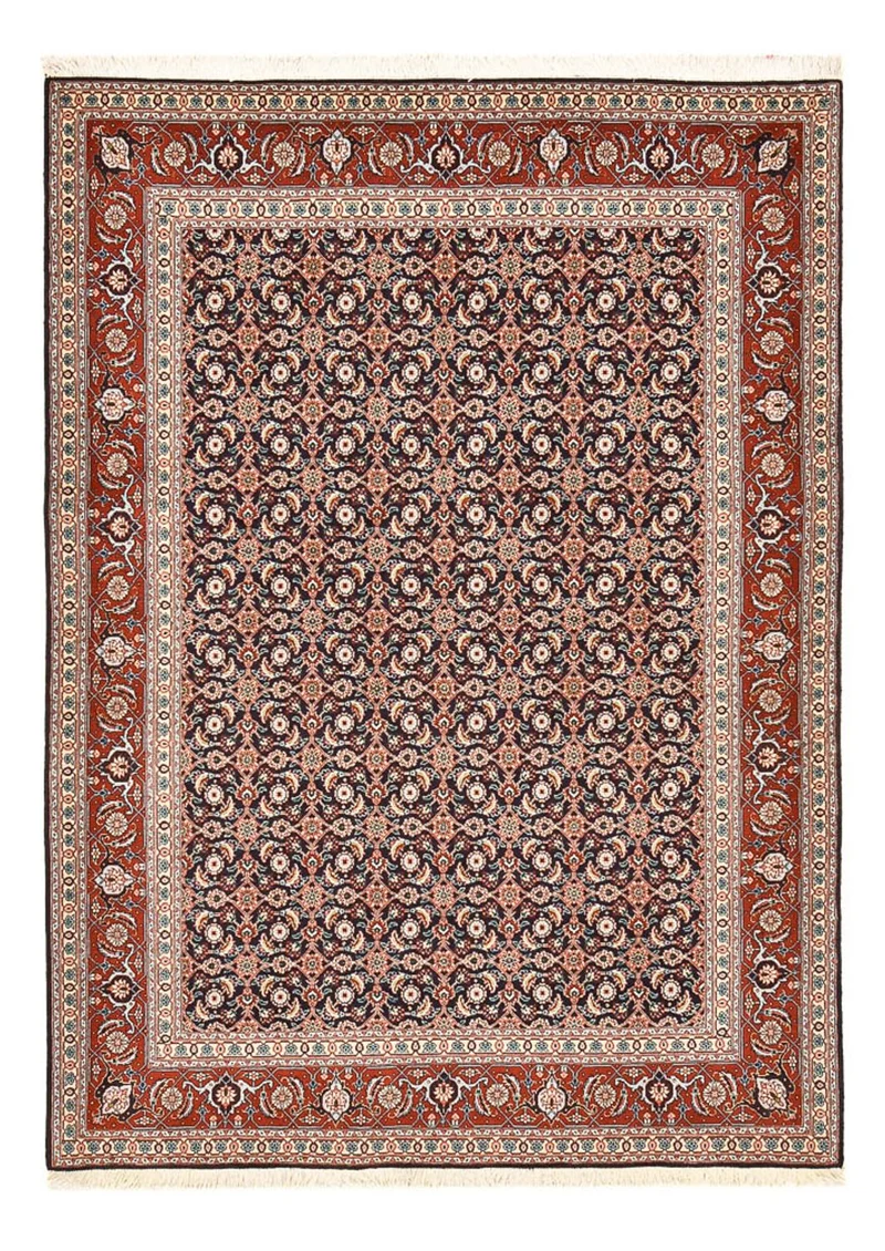 Täbriz - 50 Raj Teppich 148x204cm - Perserteppich - rost