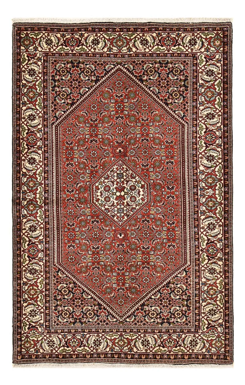 Bidjar - Zanjan Teppich 137x219cm - Perserteppich - rost