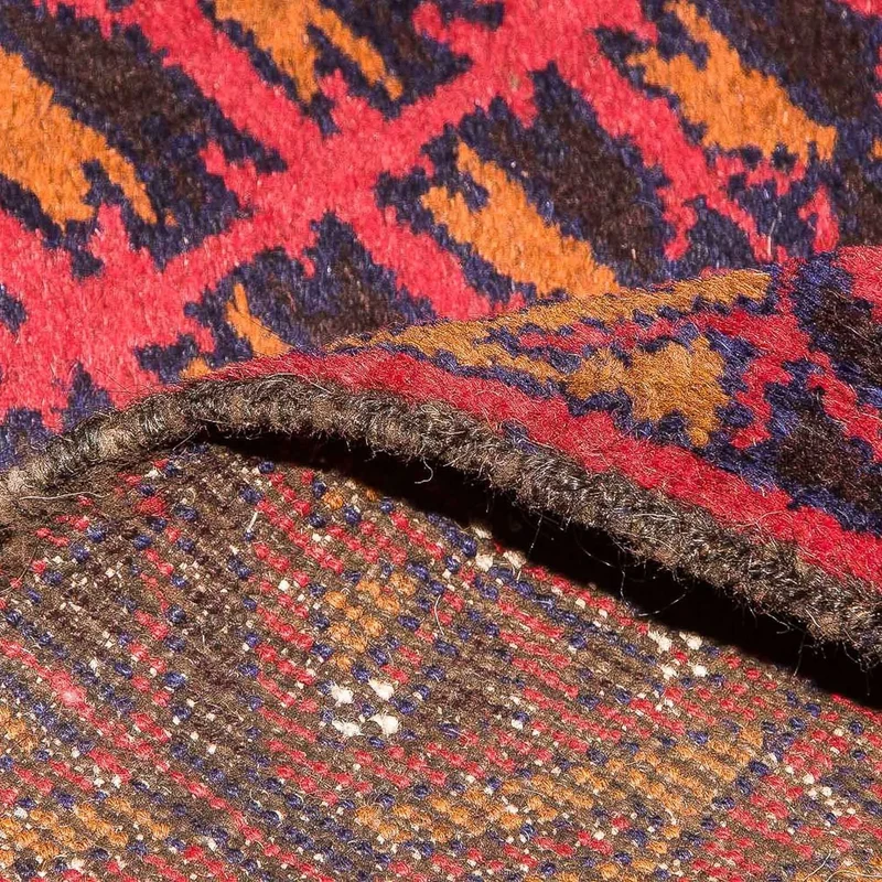 Belutsch Teppich 77x129cm - Orientteppich - rot