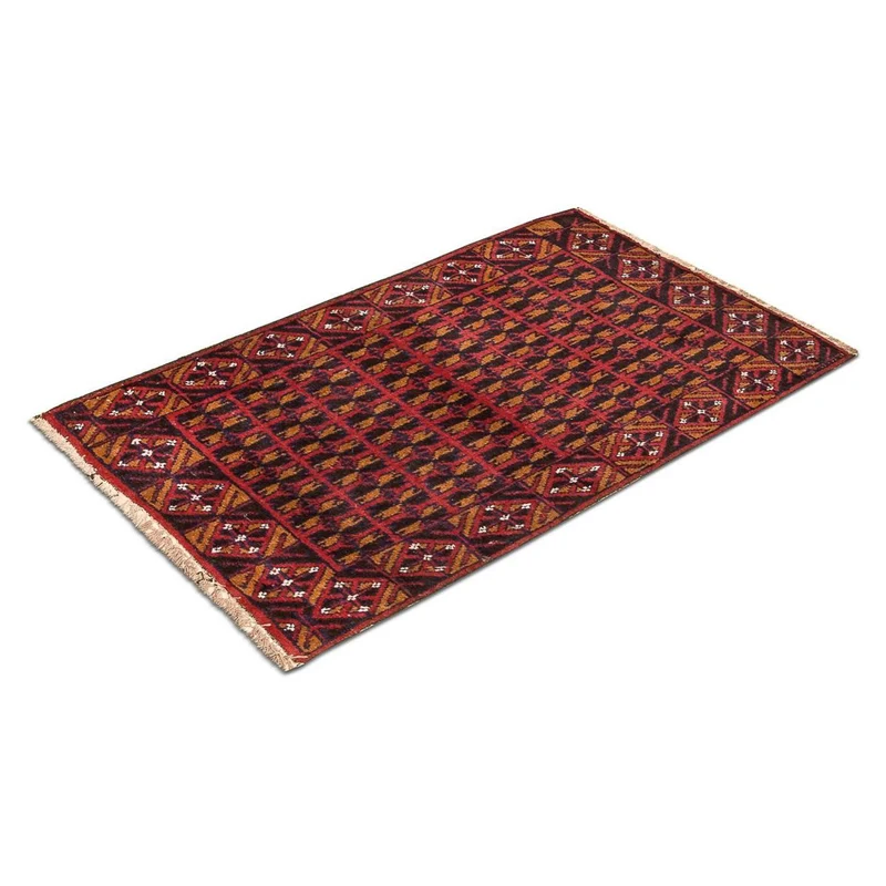 Belutsch Teppich 77x129cm - Orientteppich - rot