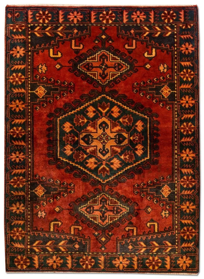 Wiss Teppich 113x157cm - Perserteppich - rost
