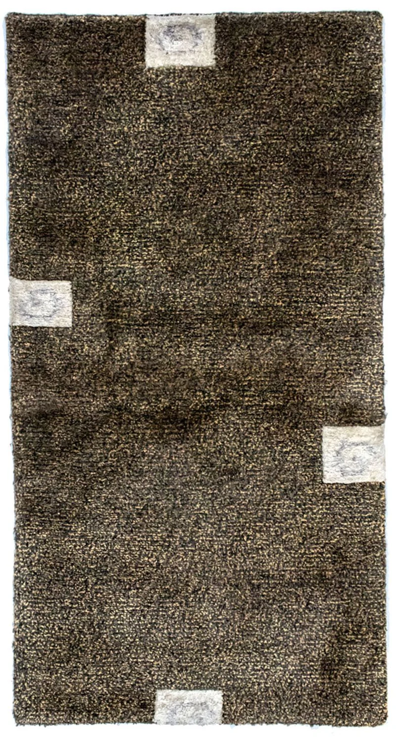 Nepal Teppich 70x140cm - Wollteppich - mehrfarbig