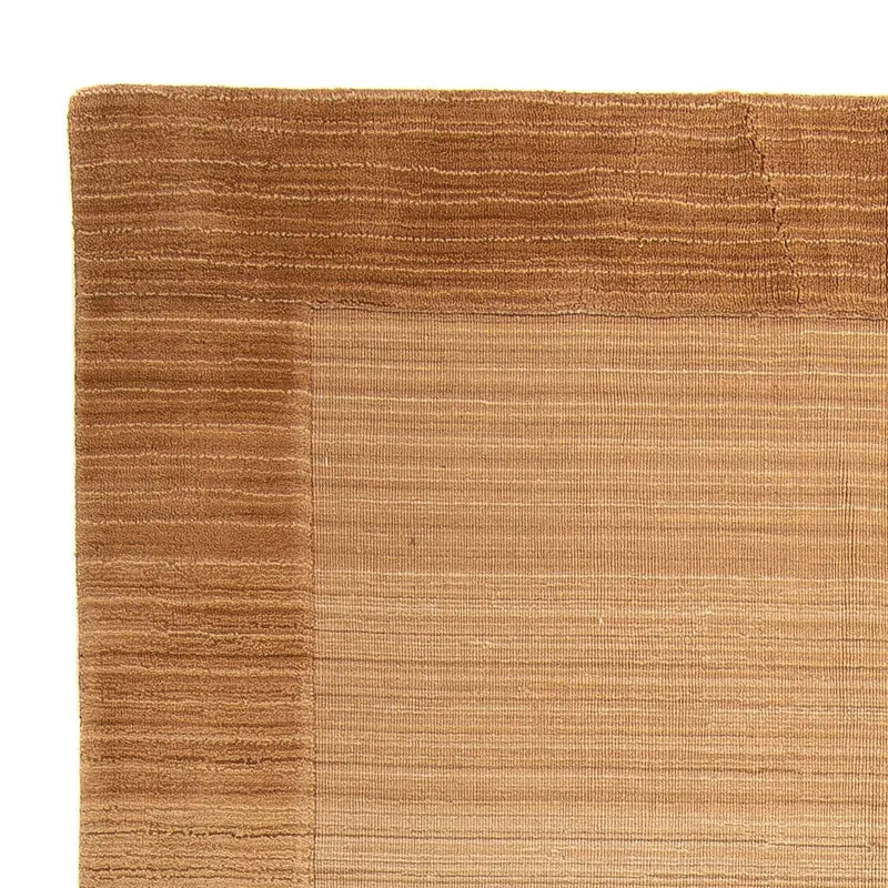 Loribaft Loom Teppich 140x200cm - Wollteppich - hellbraun