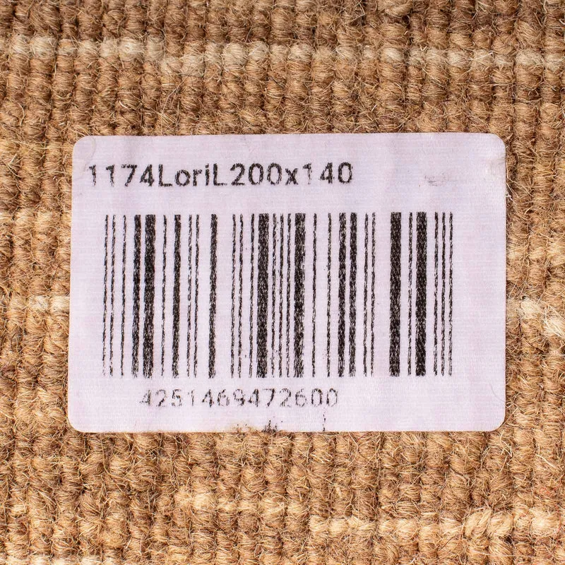 Loribaft Loom Teppich 140x200cm - Wollteppich - hellbraun