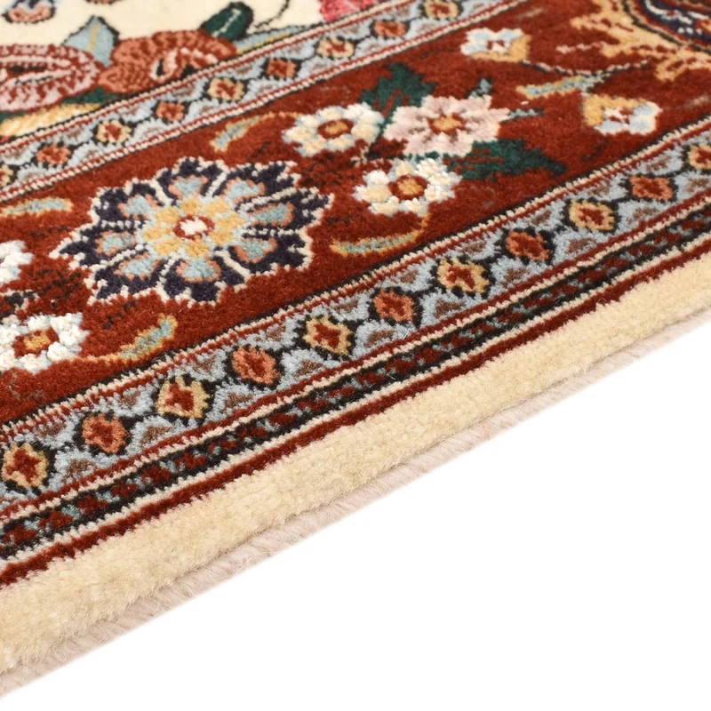 Sarough Teppich 106x165cm - Perserteppich - beige