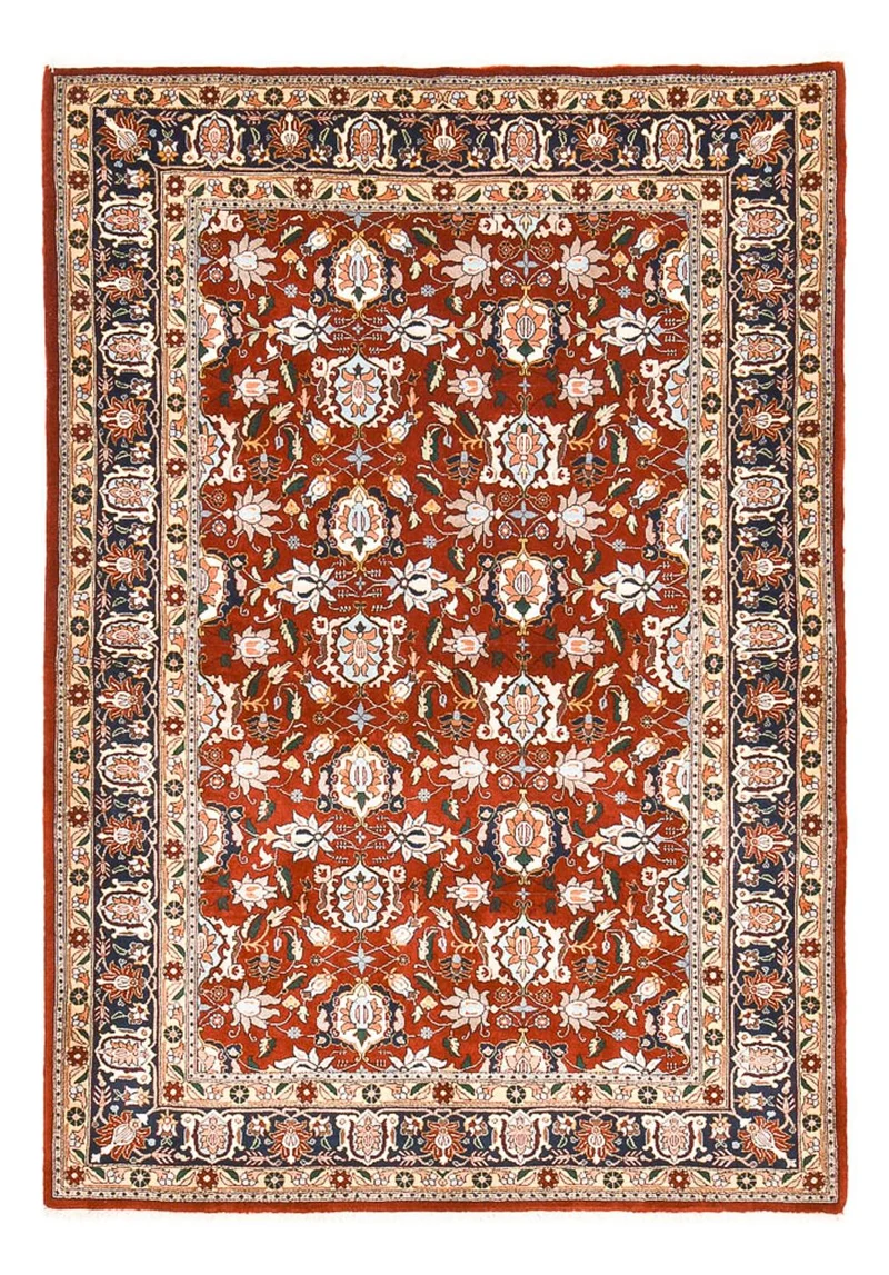 Sarough Teppich 150x216cm - Perserteppich - rost
