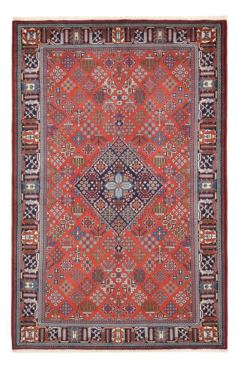 Meymeh Teppich 168x260cm - Perserteppich - rot