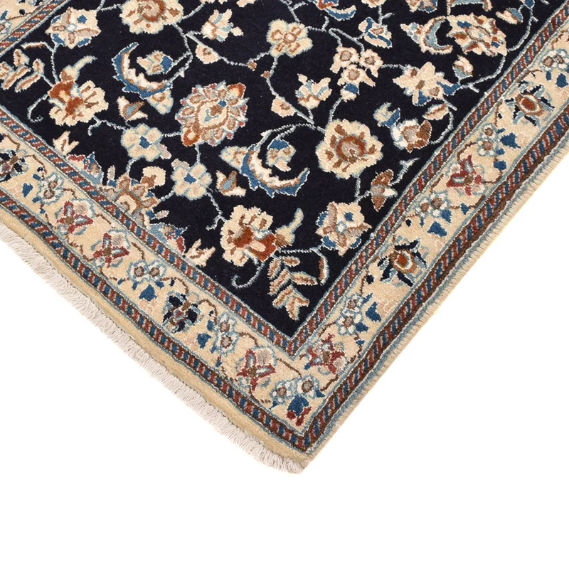 Läufer Perser - Nain - Royal - 68 x 180 cm - dunkelblau